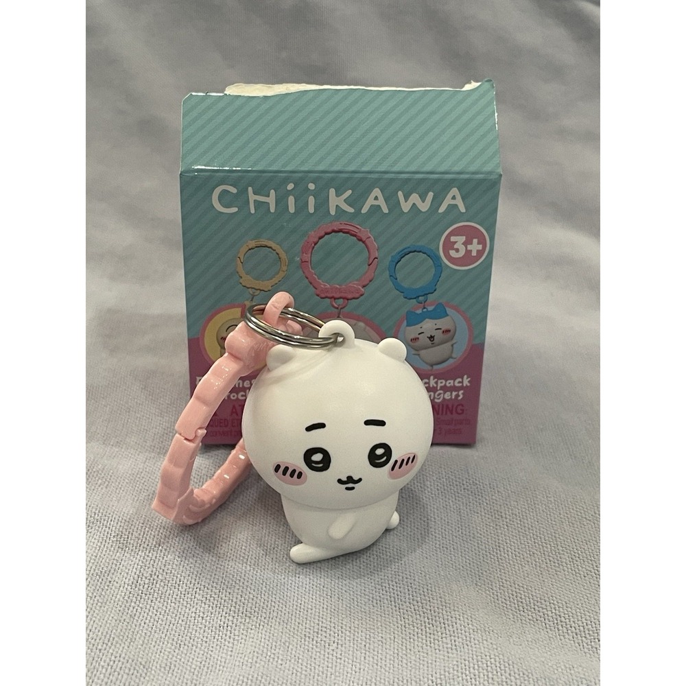 NEW Open Box Chiikawa Backpack Hanger Keychain Bag Clip Figure Box - Sitting